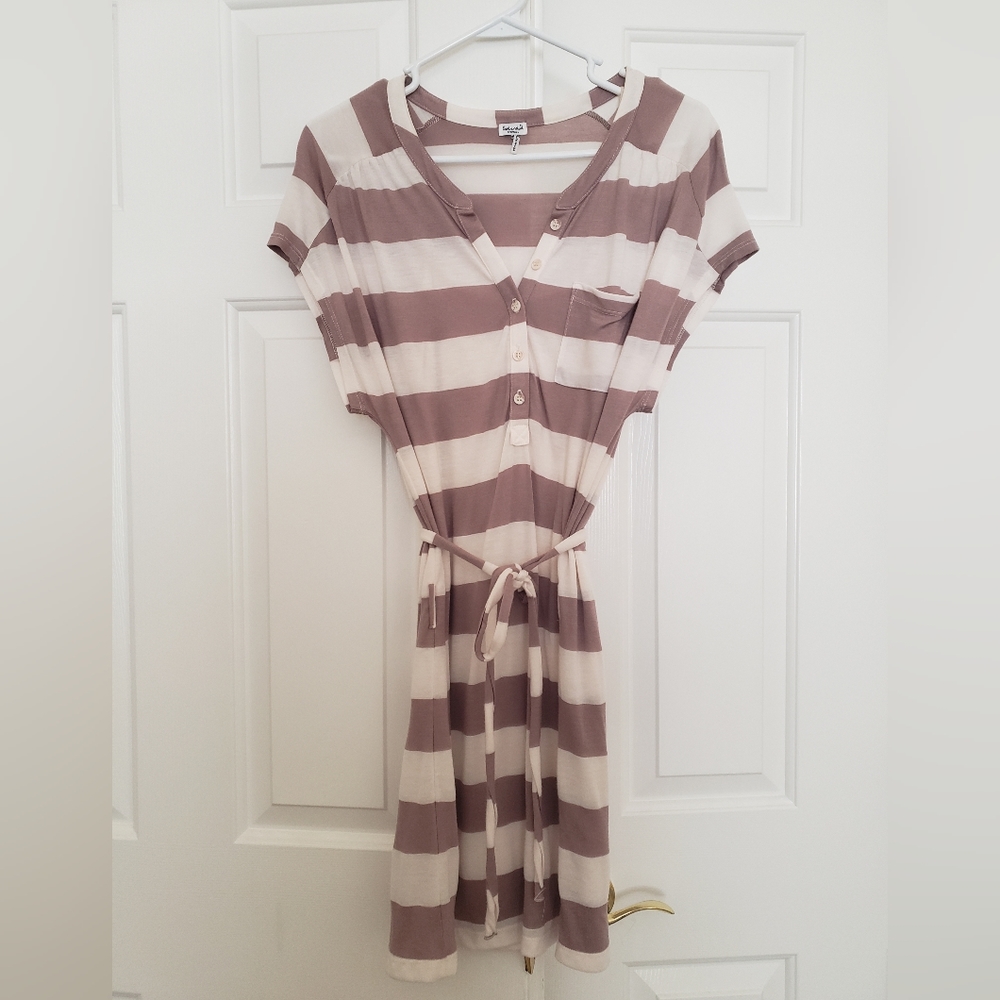 Splendid henley knit dress XS
